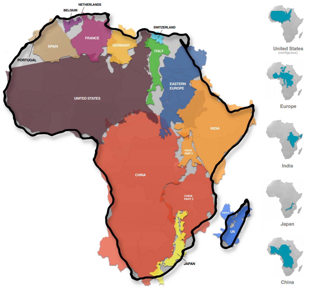 Read more about the article Visualizing the True Size of Africa